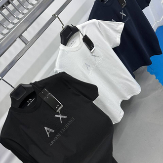 ARMANI EXCHANGE Logo T-shirt Lacivert 
