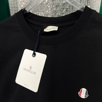 MONCLER Siyah Pamuklu T-Shirt