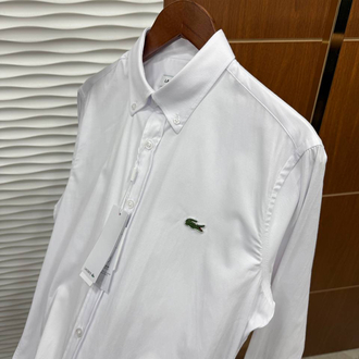 LACOSTE Slim Fit Gömlek Beyaz