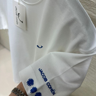 JACOB COHEN Pamuklu Beyaz T-shirt