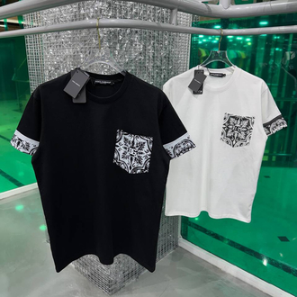 DOLCE&GABBANA Cepli Tasarım T-shirt Siyah