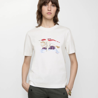 BURBERRY Arma T-shirt Beyaz 
