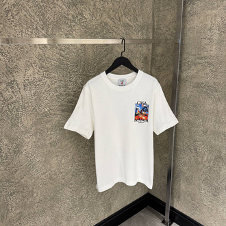 CASABLANCA Pamuklu T-shirt Beyaz