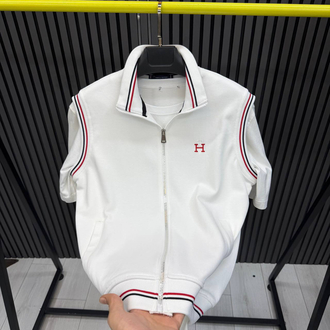 TOMMY HILFIGHER Mevsimlik Hafif Yelek Beyaz