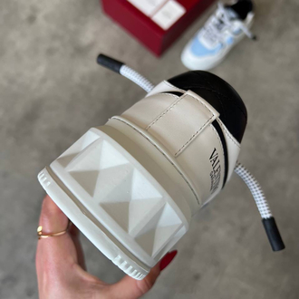 Valentino One Stud Blue White