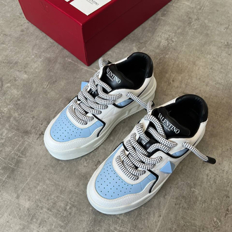Valentino One Stud Blue White
