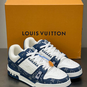 Louis Vuitton Trainer Dark Blue White