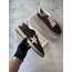Golden Goose Ballstar Brown Suede Shimmer Star
