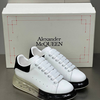 Alexander Mcqueen White Black Transparent