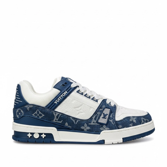 Louis Vuitton Trainer Dark Blue White