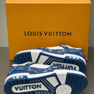 Louis Vuitton Trainer Dark Blue White
