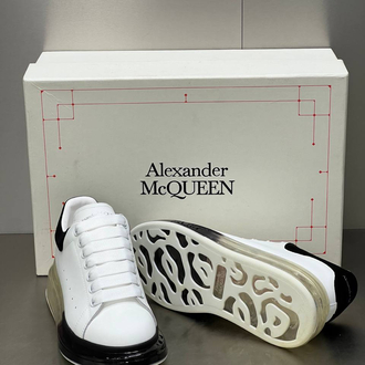 Alexander Mcqueen White Black Transparent