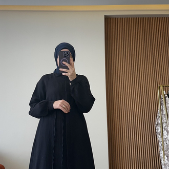 Müslin  takım  siyah ( kargo ücretsiz )
