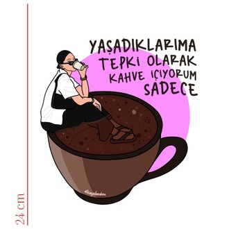 Kahve İçiyorum