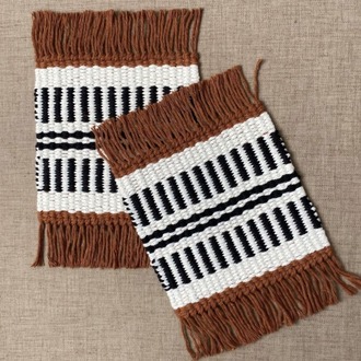 Banliyö El Dokuması Bardak/Kupa Altlığı 2'li
