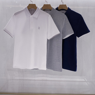 Brunello Cucinelli Polo Yaka T-shirt