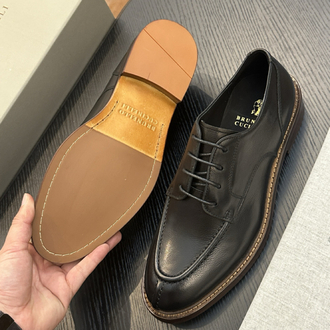 Brunello cucinelli leather shoes