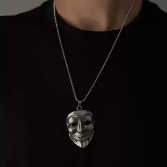 Çelik Vandetta Kolye