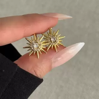 Taşlı Güneş Earcuff