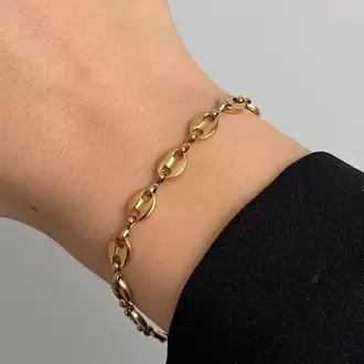 Çelik Düğme Bileklik
