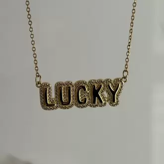 Çelik Lucky Kolye