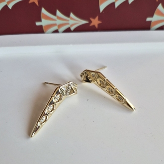 Çelik 14k küpe