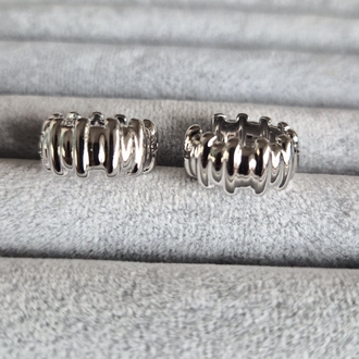 Silver Halka Küpe