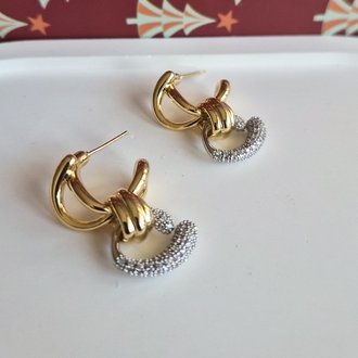 Çelik 14k küpe