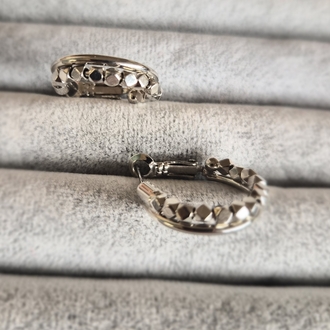 Silver Halka Küpe