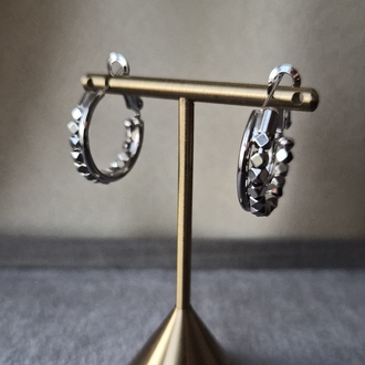 Silver Halka Küpe
