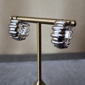 Silver Halka Küpe