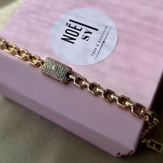Zirkon Taş Detaylı VIP Bileklik