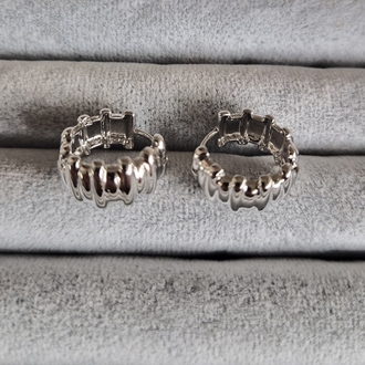 Silver Halka Küpe