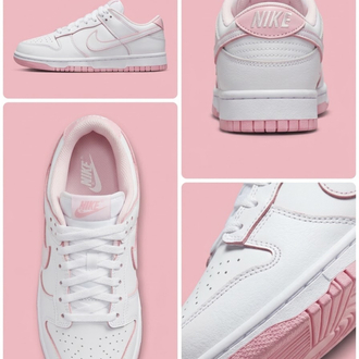 Nike Dunk Pembe-Beyaz (36-40)