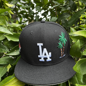 Los Angeles Dodgers Palm Tree Fitted Cap