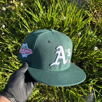 Oakland Athletics Team Heart Fitted Cap