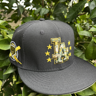 Los Angeles Dodgers Six Stars Fitted Cap