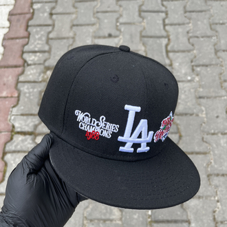 Los Angeles Dodgers 1988 World Series Black Fitted Cap