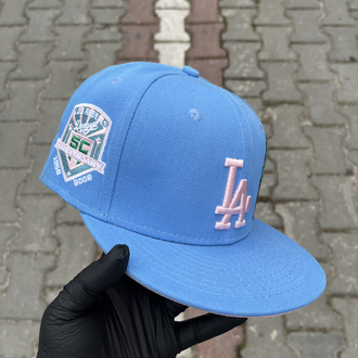 Los Angeles Dodgers Palm Tree Blue Fitted Cap