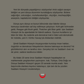 SADDAM HÜSEYİN