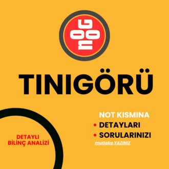 TINIGÖRÜ ( Detaylı Bilinç Analizi )