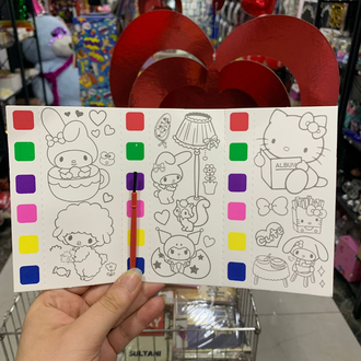 Sanrio Boyama Kartları