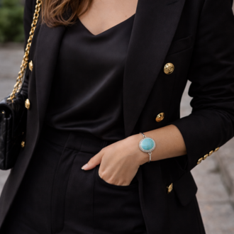 Lumière Turquoise Bangle