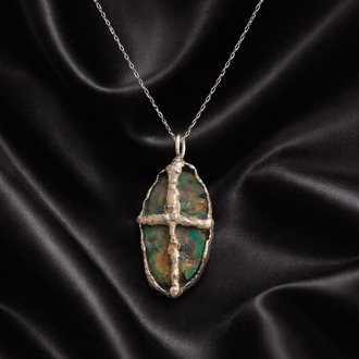 Cross Turquoise Talisman