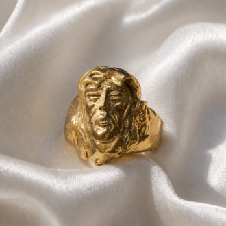 Sculpted Face Ring