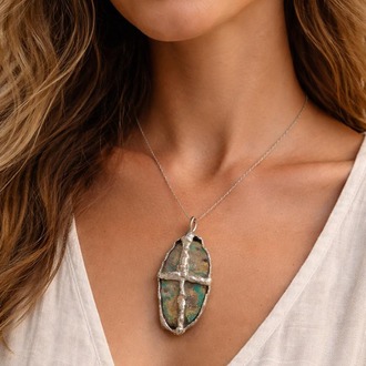 Cross Turquoise Talisman