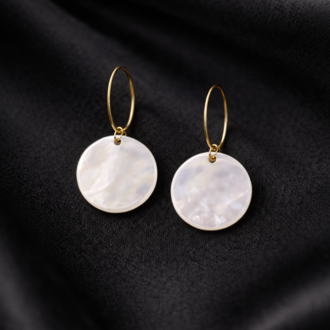 Lumière Pearl Hoops