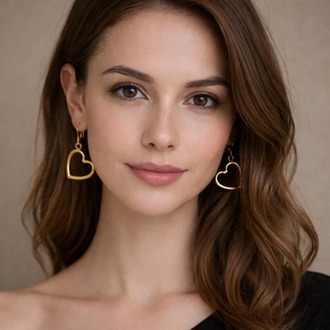 Luna Heart Earring