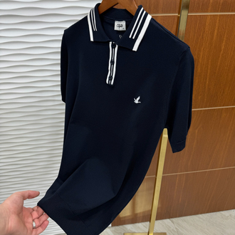 Beymen Club Yaka Çizgili Lacivert İthal Triko