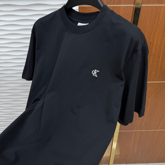 Calvin Klein Bel Baskılı 2 İthal Siyah Tişört